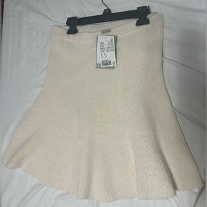 H&M Nude knit skirt